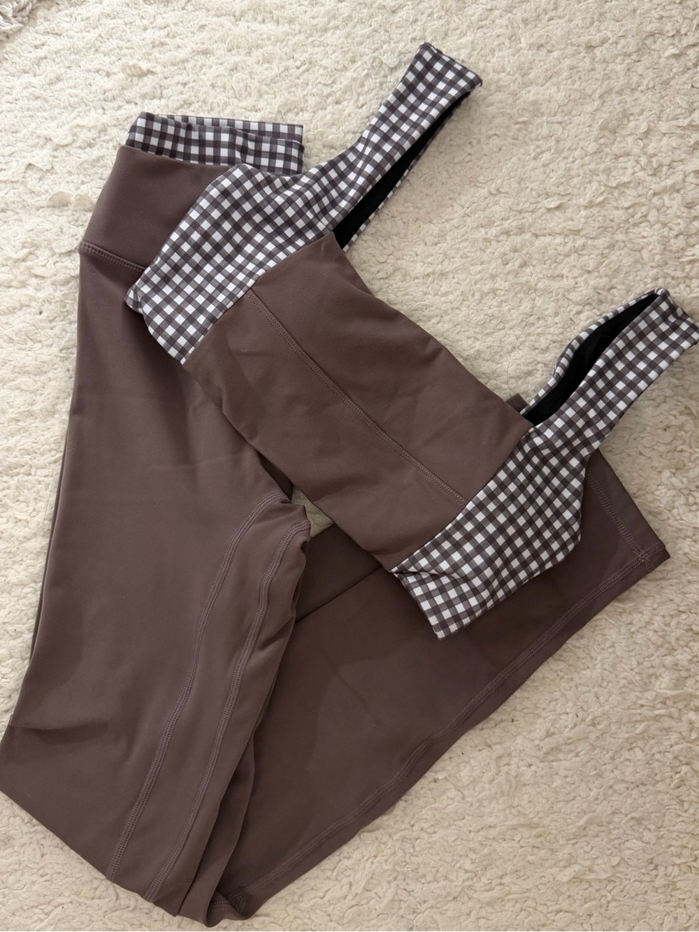 LIAISON THE LABEL SET - ASH BROWN AND GINGHAM - Picture 2 of 2